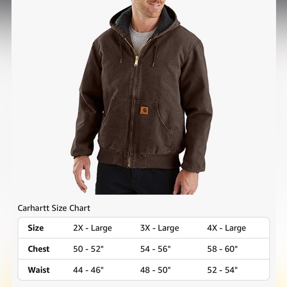 Carhartt J130 CHT Jacket 3XL - Picture 13 of 13